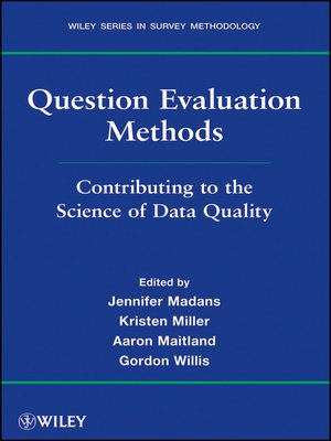 cover image of Question Evaluation Methods